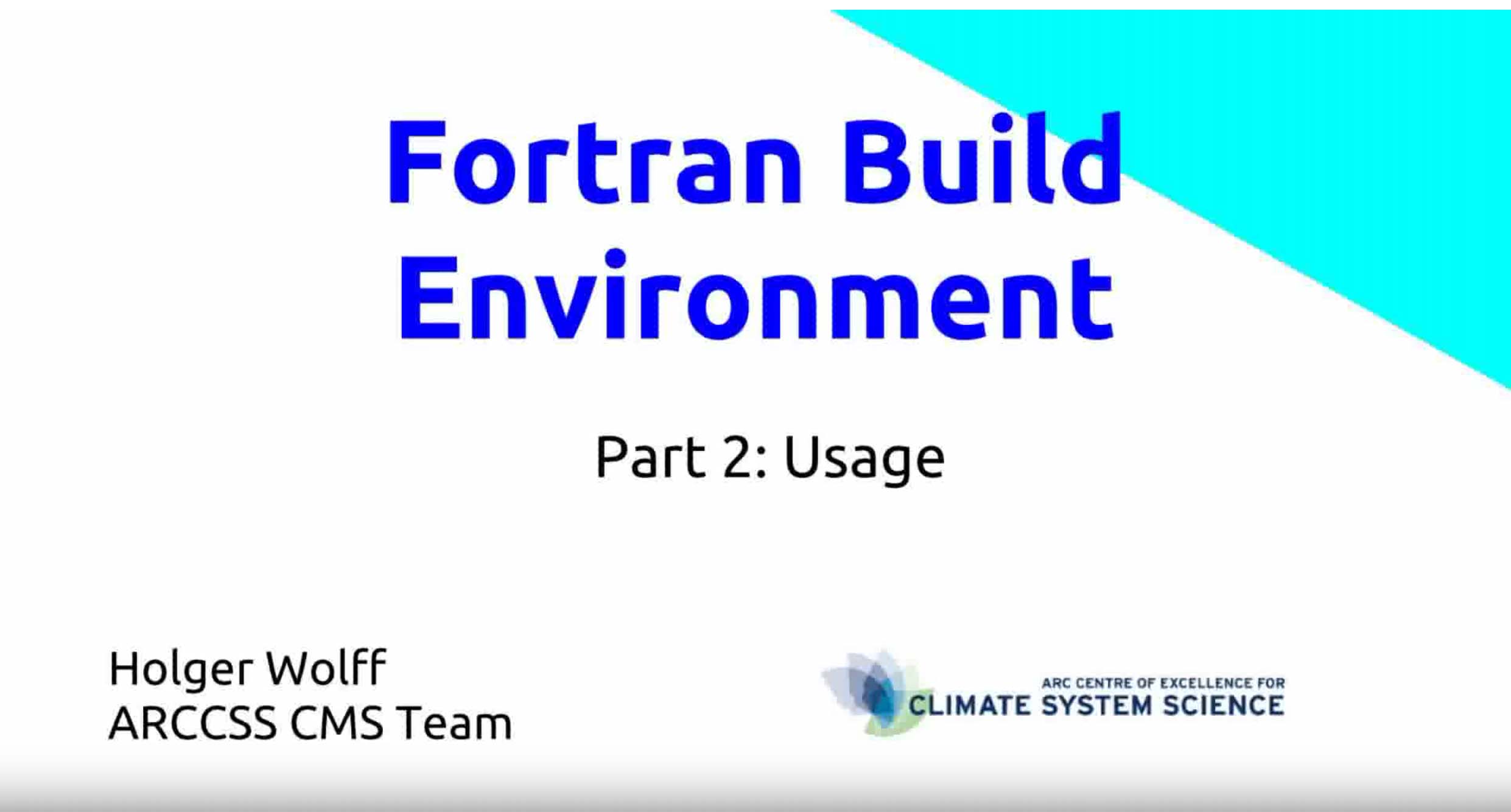 Fortran build environment Part 2