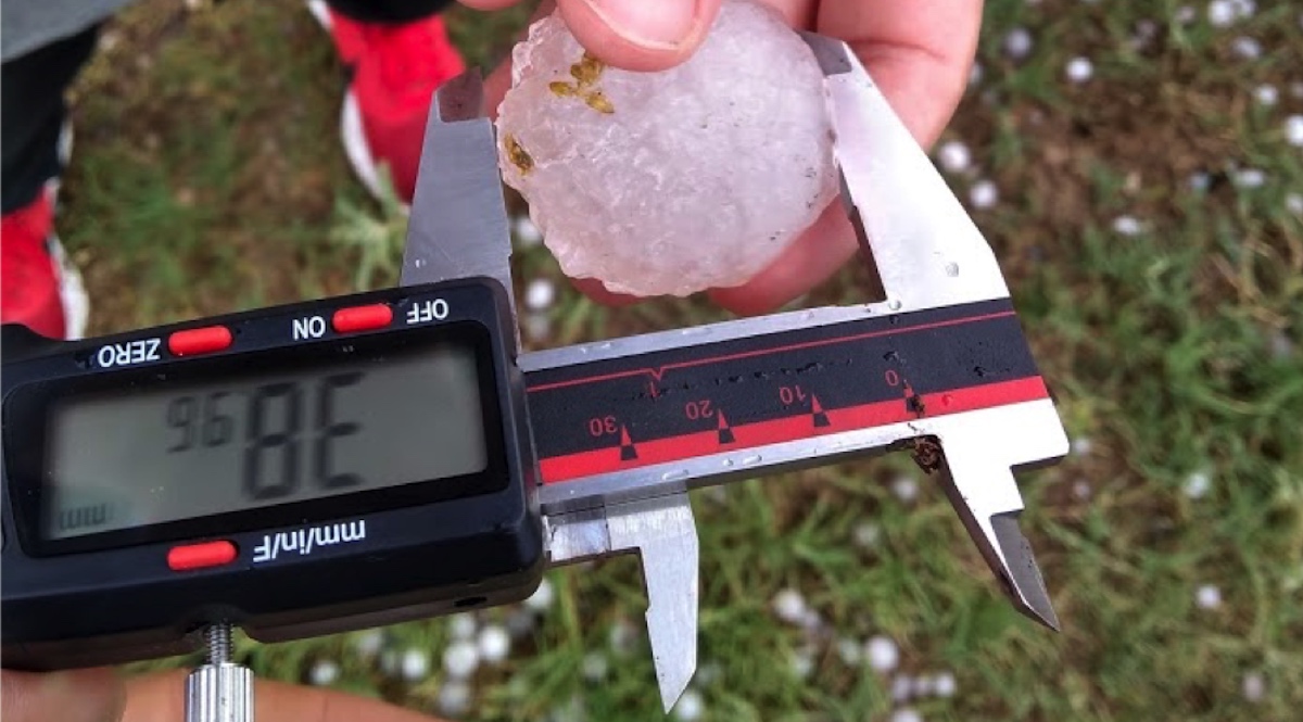 Chasing some of the largest hailstorms in the world