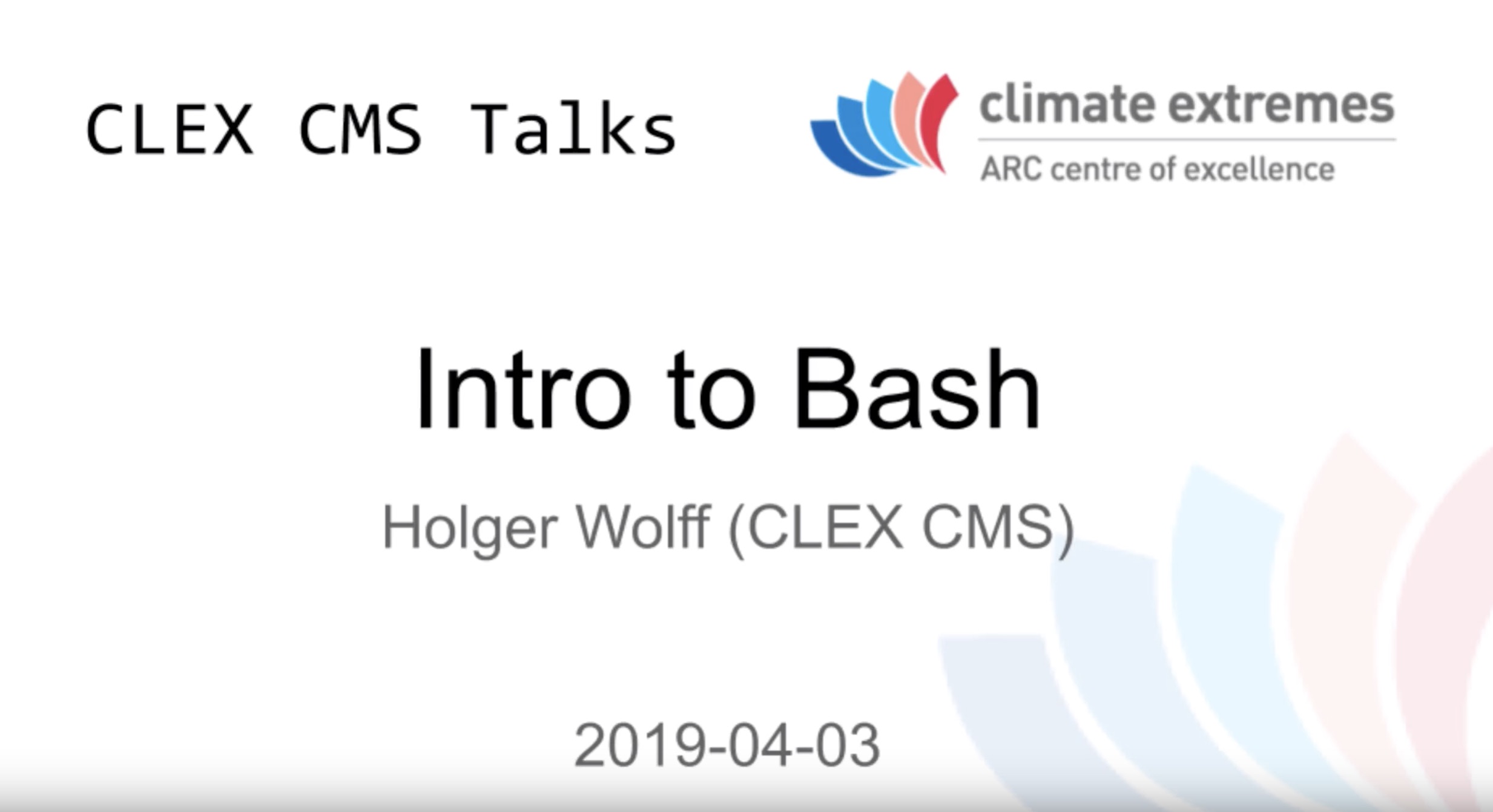 CMS talk: Introduction to Bash – Part 4