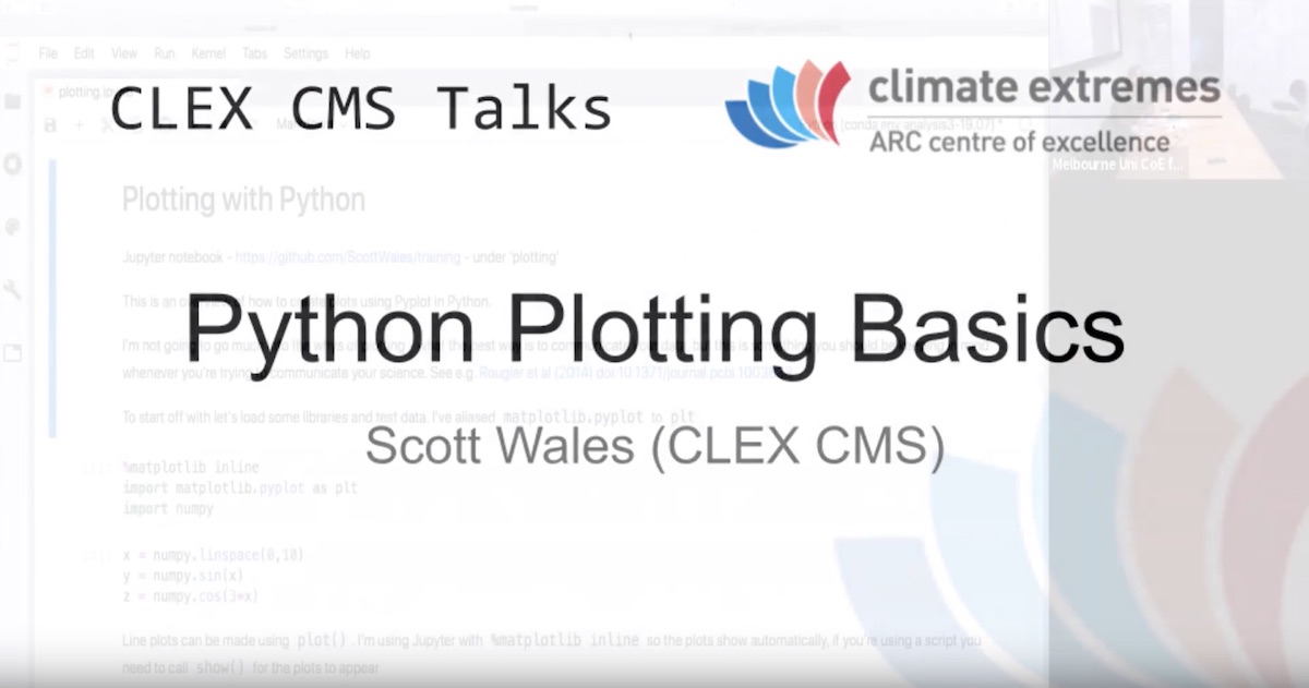 CMS talks: Python plotting basics