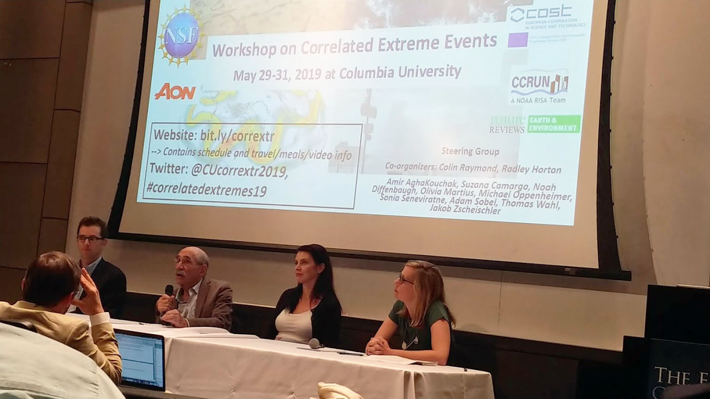 Columbia University’s workshop on correlated extreme events