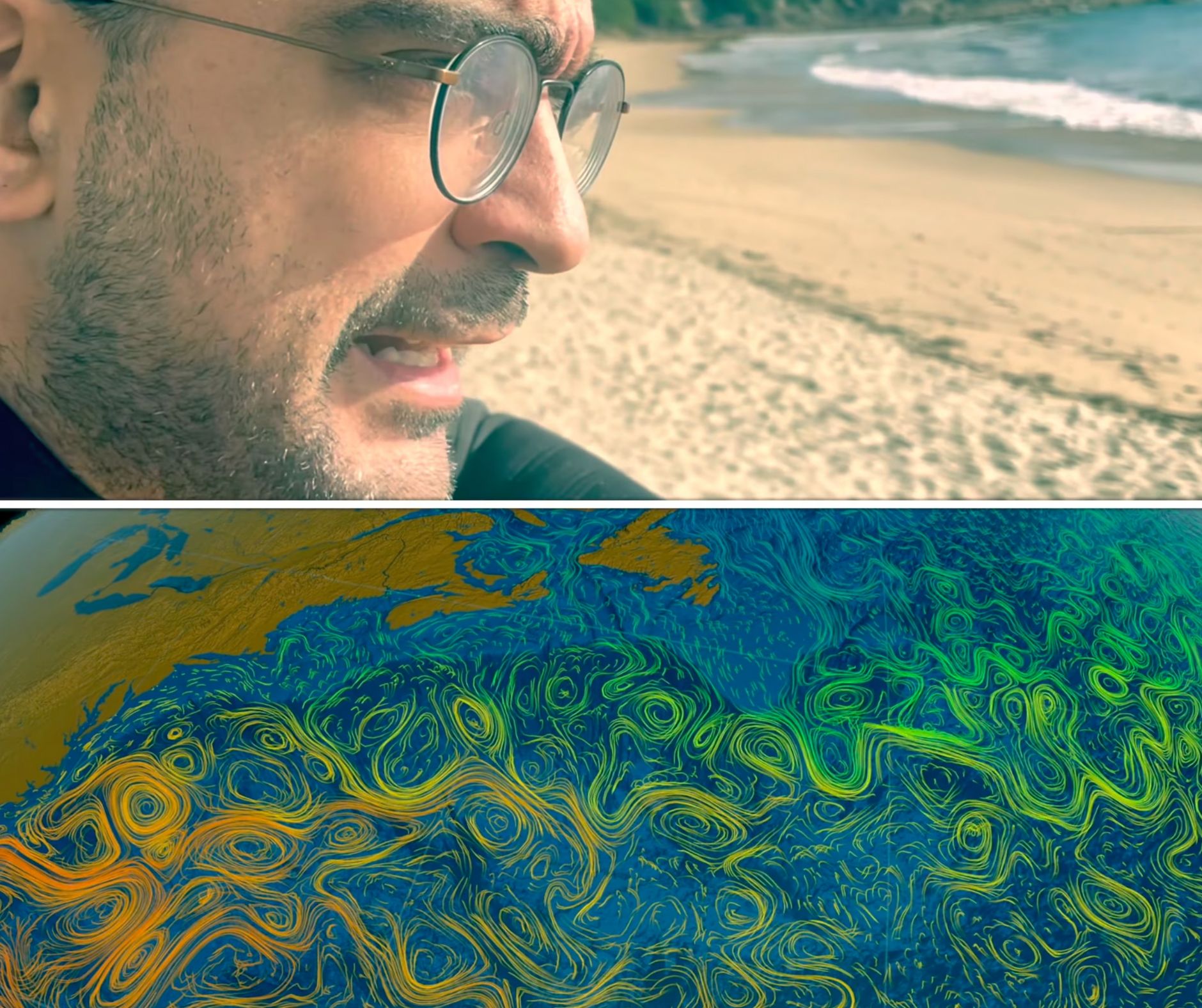 Dr Navid Constantinou explains his work in climate science – surf’s up!